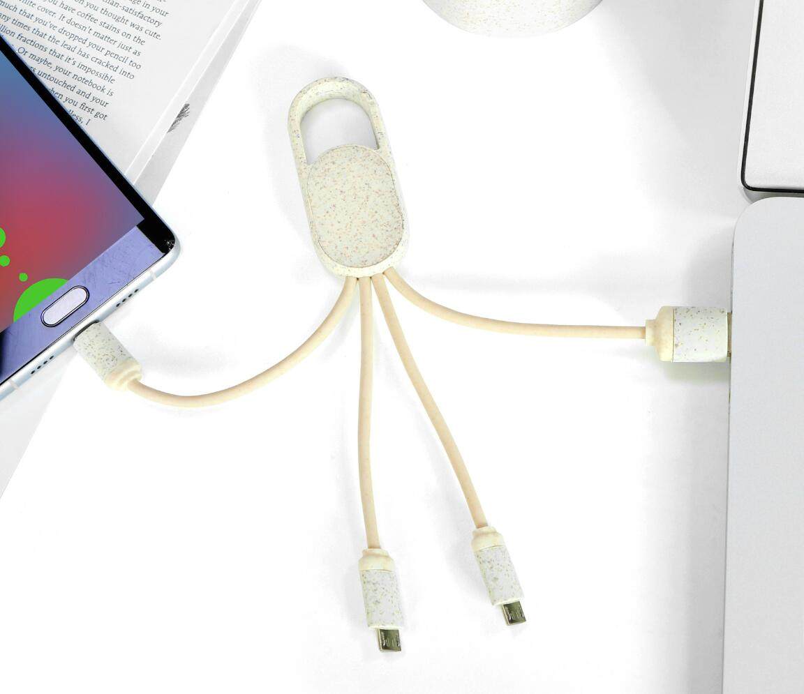 degradable  3 in 1 usb charge cable